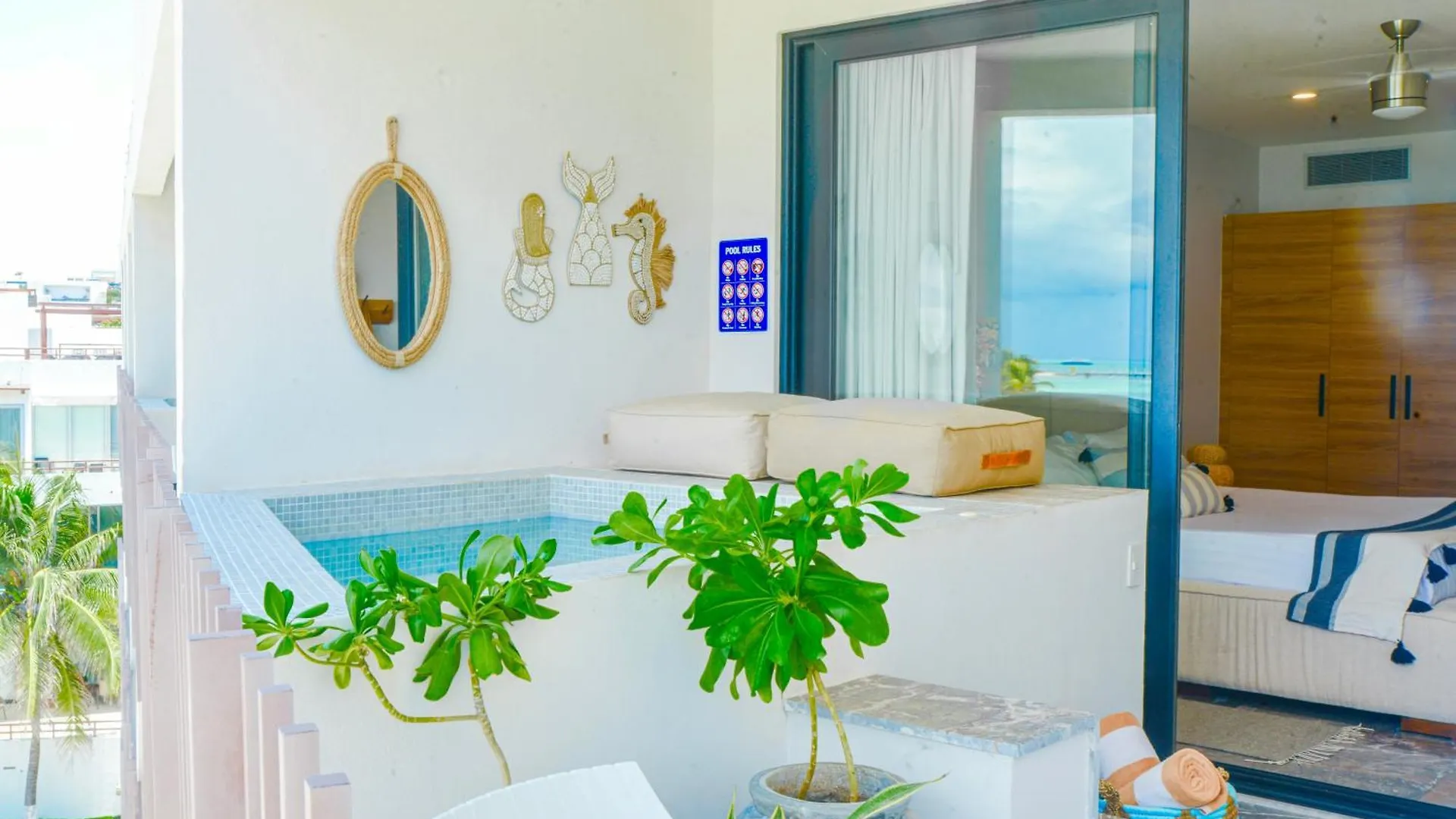 Lägenhetshotell It Beach Condo Playa del Carmen